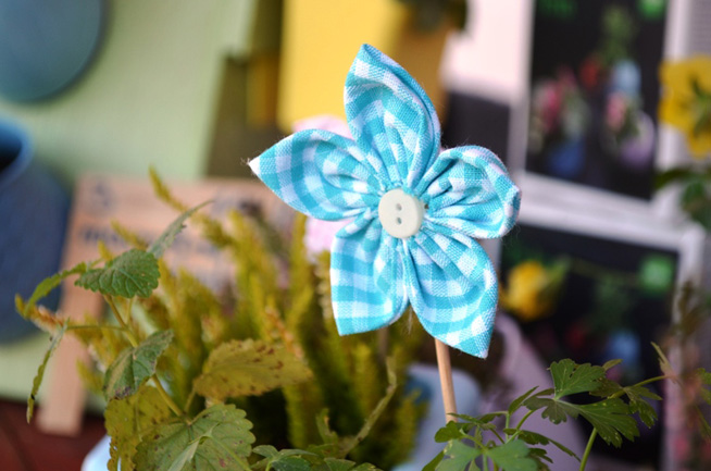 kako izraditi cvjetice od tkanina