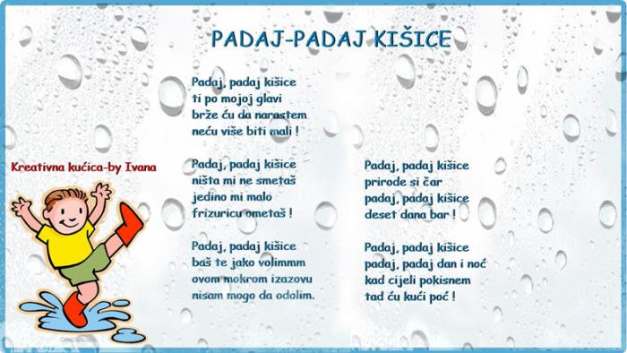 Padaj, padaj kišice